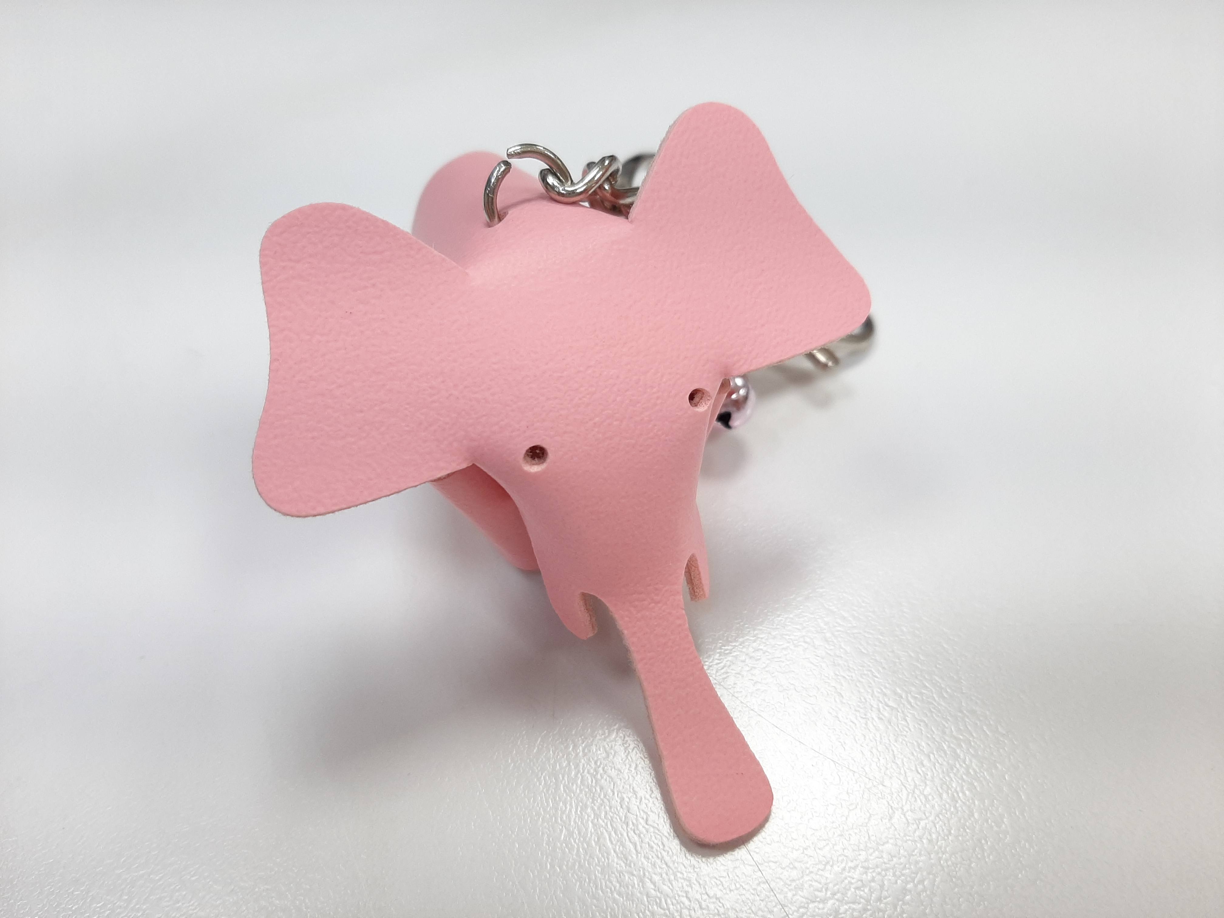 「大象鑰匙圈」立體款成品示意圖