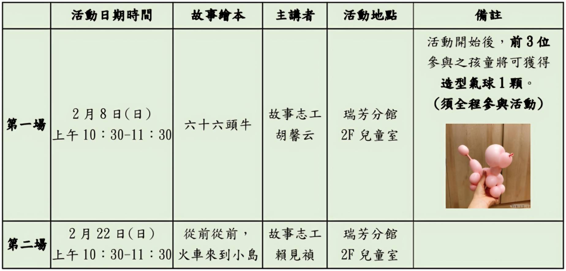 圖片來源：新北市立圖書館-活動資訊
