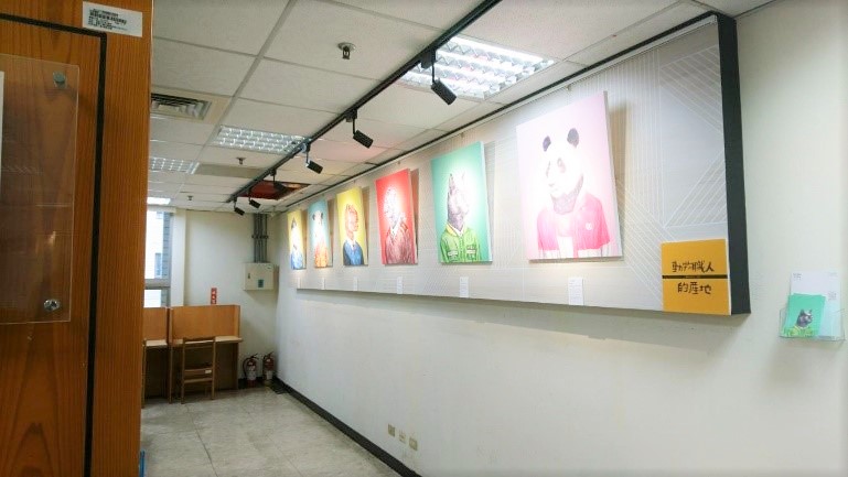 110年蘆洲集賢分館Easy art展示區照片